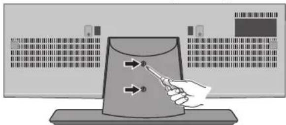 Diagram showing a hand holding a pointer at a device with directional arrows, next to a grid interface.