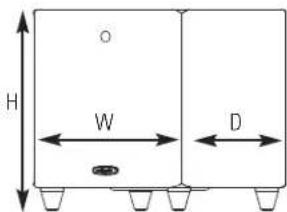 POLK DSW PRO 400 - Instructions For Placing Subwoofer In Cabinet: - 1