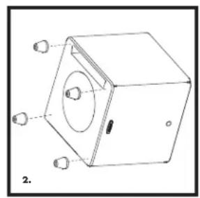 POLK DSW PRO 400 - PLATZIERUNG DES SUBWOOFERS IN EINER SCHRANKWAND - 2