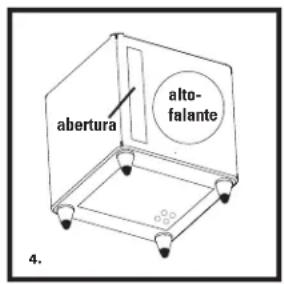 POLK DSW PRO 400 - COLOCACAO DO SUBWOOFER EM UM GABINETE - 4