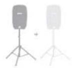 JBL EON 518S - Sonorisation simple utilisant le mixeur intégré - 2