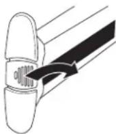 MAYTAG MDB6769AWW - Pour retirer le panier (pousser la butée du panier) : - 1