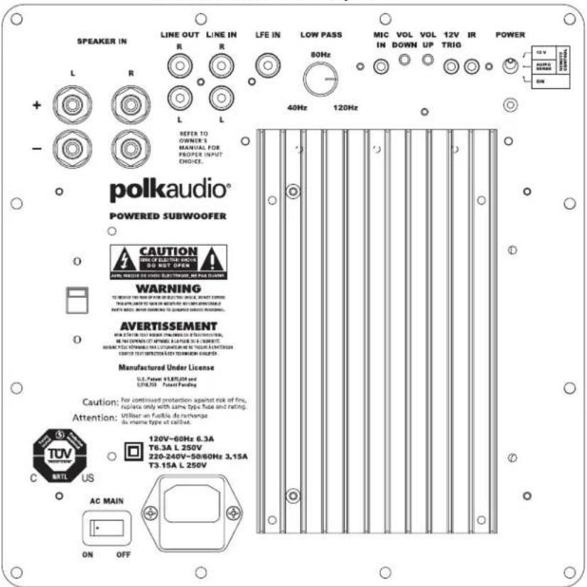 POLK DSW 4000 - Power Mode LED Colors and Their Meaning: - 2