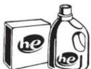 AMANA NFW7300WW - Add HE detergent to dispenser - 2