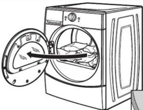 AMANA NFW7300WW - Remove garments promptly after cycle is finished - 1