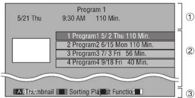 PIONEER Elite BDP33FD - Switching the disc navigator display - 2
