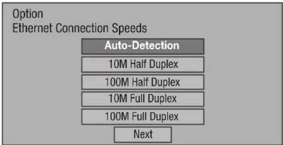 PIONEER Elite BDP33FD - Changing the communications settings - 3