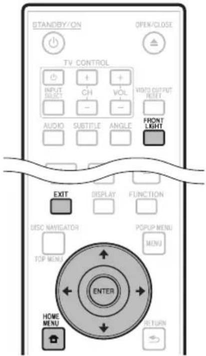 PIONEER Elite BDP33FD - Turning Off the Front Panel Display and Indications - 1