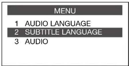 PIONEER Elite BDP33FD - Using the disc menu - 1