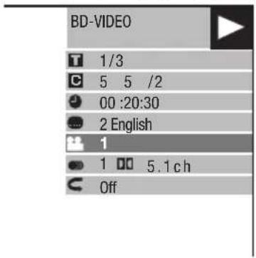 PIONEER Elite BDP33FD - Appuyez sur ↑/↓ pour sélectionner le réglage souhaité, puis appuyez sur ENTER. - 1