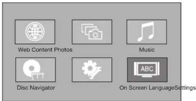 PIONEER Elite BDP33FD - Changing the on-screen display language - 1