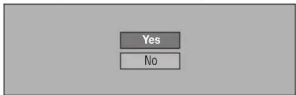 PIONEER Elite BDP33FD - Press ↑/↓, select "Yes", and press ENTER. - 1