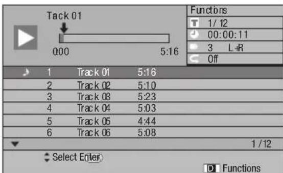 PIONEER Elite BDP31FD - Load an audio CD. - 1