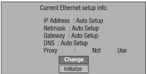 PIONEER Elite BDP31FD - Changement des réglages de communication - 1
