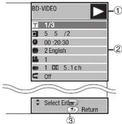 PIONEER Elite BDP31FD - Page de commande des fonctions - 1