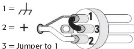 QSC CX404 - XLR Inputs (2-Ch. models only) - 1