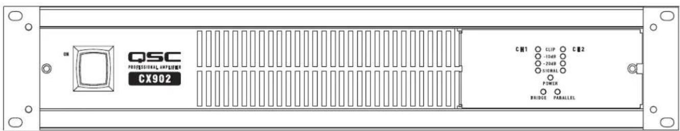 QSC CX404 - Gain Control Security Plate - 4