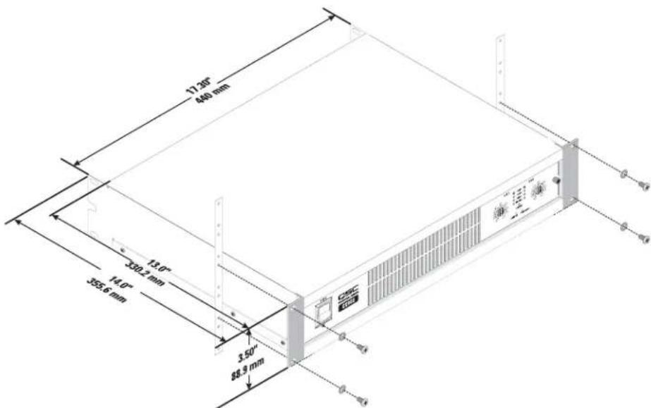 QSC CX404 - Rack Mounting - 1