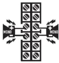 QSC CX404 - Distributed Outputs ("V" models, 70V/140V) - 5