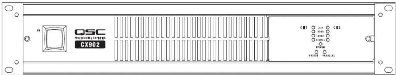 QSC CX404 - Couvercle de sécurité des commandes de gain - 1