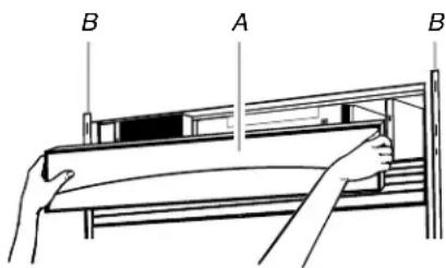 THERMADOR KBUDT4865E - Enlever la grille supérieure : - 1