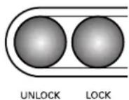 THERMADOR KBUDT4865E - To Lock and Unlock the Dispenser: - 1