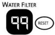 THERMADOR KBUIT4255E - Estado del filtro de agua - 1