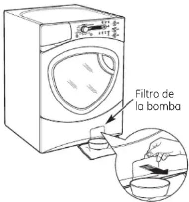 GE Profile WPDH8900JMV - como limpiar el filtro de la bomba - 1
