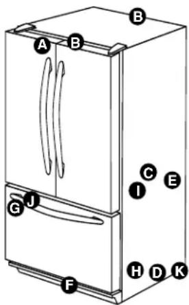 MAYTAG MFC2061KES - Preparación para una mudanza - 1