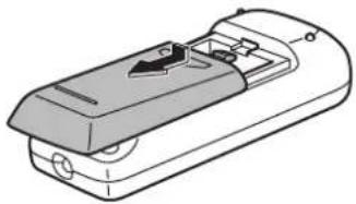 SHARP PNS525 - Installing the batteries - 1