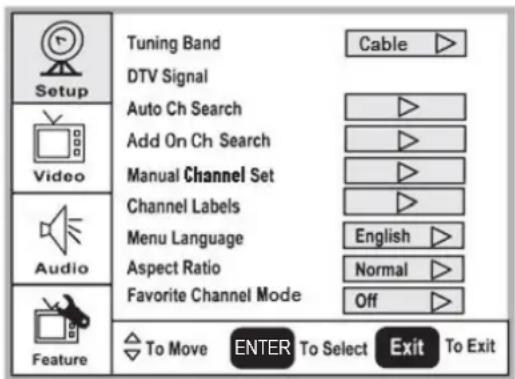 Dynex DXLCD37 - To automatically set up the channel list: - 1
