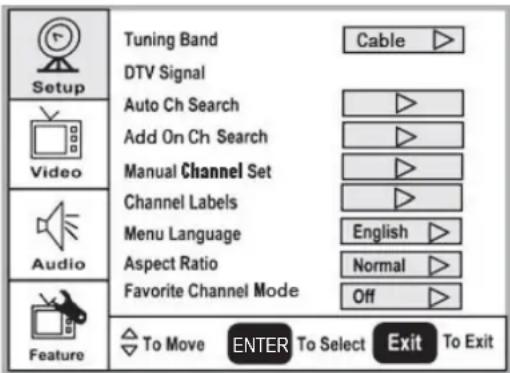 Dynex DXLCD37 - Para usar el menú de pantalla: - 1