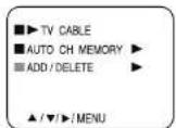 Dynex DXR13TV - To add or delete analog channels: - 2