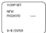 Dynex DXR13TV - To set a password: - 2