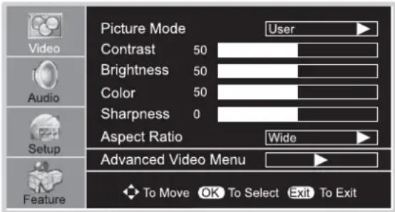 INSIGNIA NSLCD32FS - To use the on-screen menu: - 1