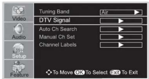 INSIGNIA NSLCD32FS - To check the DTV signal strength: - 1