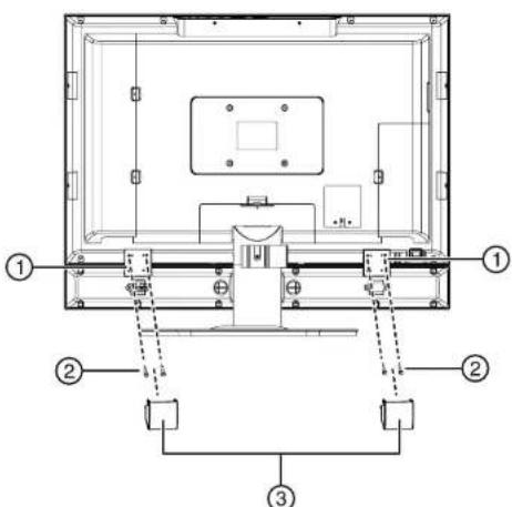 INSIGNIA NSLCD27FS - Connecting speakers - 1