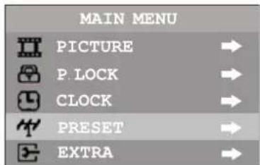 INSIGNIA NSF24TV - To enter the P.LOCK menu: - 1
