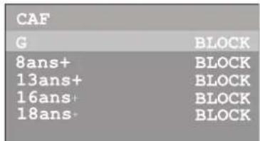 INSIGNIA NSF24TV - Pour configurer les classifications du Canada francophone : - 4