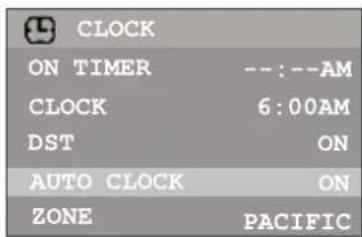 INSIGNIA NSF24TV - To enter the clock menu: - 2