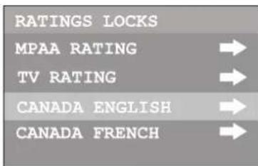 INSIGNIA NSF24TV - Para configurar la clasificacion del Canada francofono: - 3