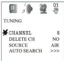 INSIGNIA NSR20C - OSD menus - 1