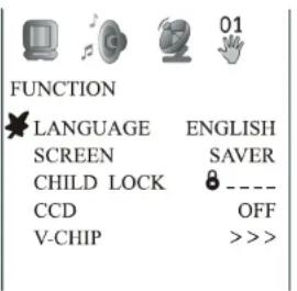 INSIGNIA NSR20C - OSD menus - 2