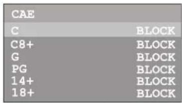 INSIGNIA NSF27TV - Pour configurer les classifications du Canada anglophone : - 4
