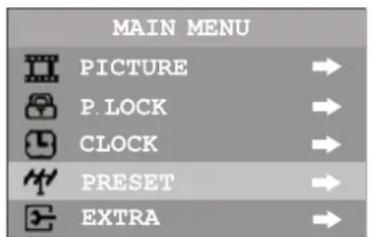 INSIGNIA NSF27TV - To use the menu: - 1