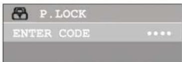 INSIGNIA NSF27TV - To set up the P.LOCK password: - 1