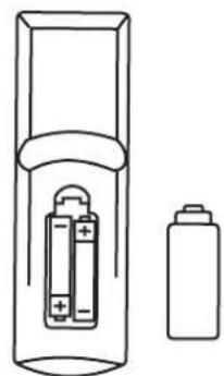 INSIGNIA NSF27TV - Pour installer les piles dans la télécommande : - 2
