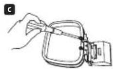 PIONEER HTS570 - Assemble the AM loop antenna. - 3
