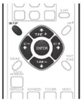 PIONEER HTS570 - Using the Setup menu - 1