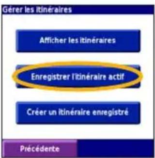 GARMIN iQue 3000 - Enregistrement d'un itinéraire - 5